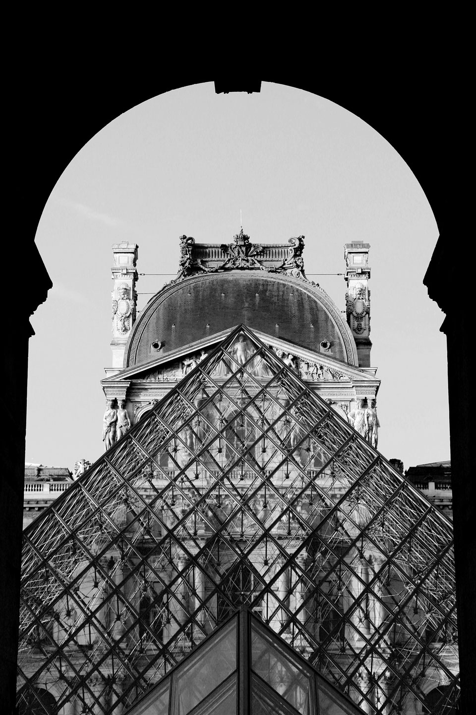 French Photographer Paris France Art Photography The Louvre museum and its pyramids
