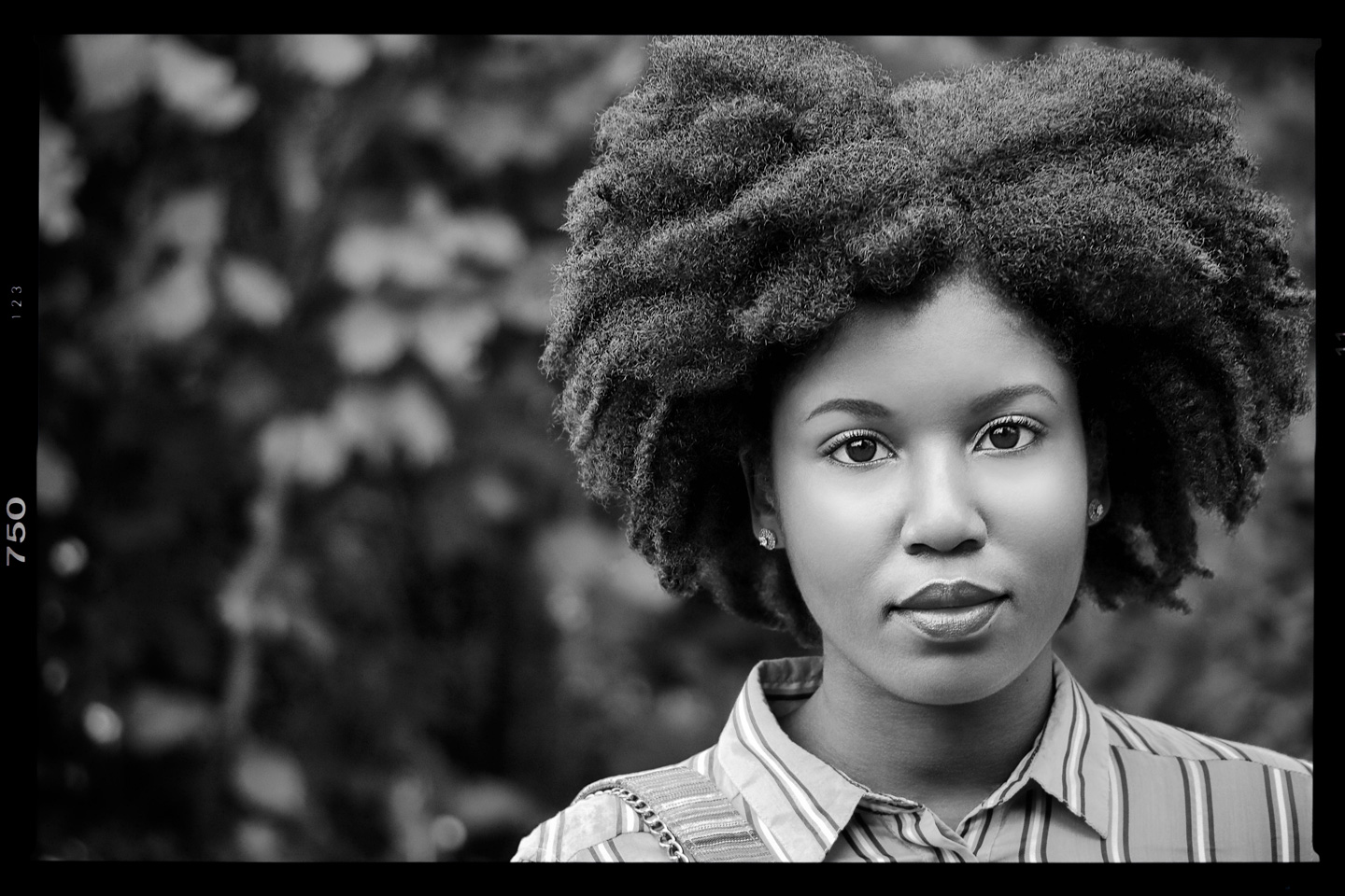 French Photographer Portrait Photography Afro Hair Model Test Shoot
