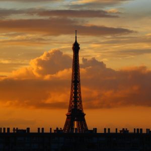 French Photographer Paris France Landscape Photography Turner Sunset at Eiffel Tower