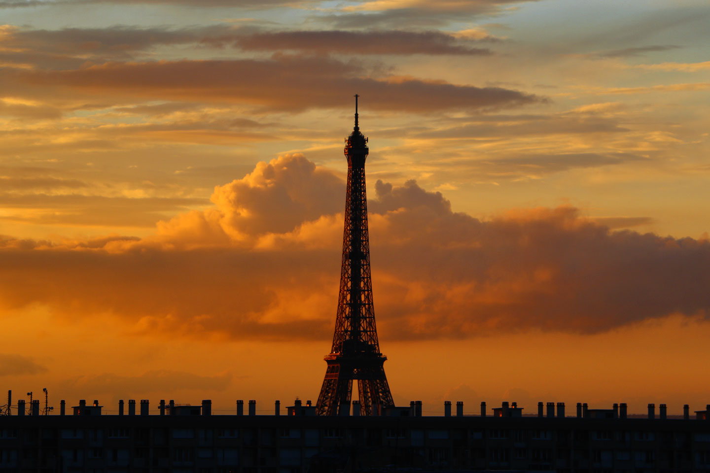 French Photographer Paris France Landscape Photography Turner Sunset at Eiffel Tower