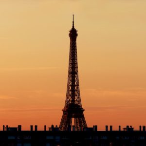 French Photographer Paris France Landscape Photography Eiffel Tower at sunset